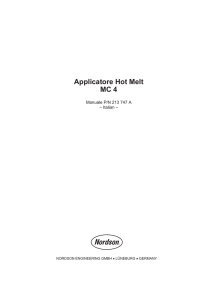 Applicatore Hot Melt MC 4