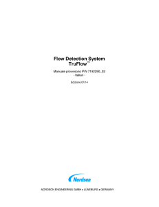 Flow Detection SystemTruFlow - Italian Manual