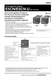 Termoregolatore digitale E5CN/E5CN-U(48 x 48 mm)