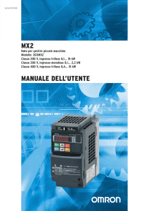 mx2 manuale dell`utente