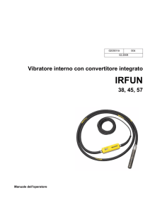 Vibratore interno con convertitore integrato IRFUN