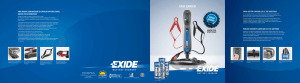 Exide catalogo caricabatterie 2014_Italia_IT