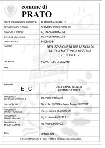 Disciplinare tecnico