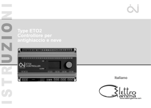 Type ETO2 Controllore per antighiaccio e neve