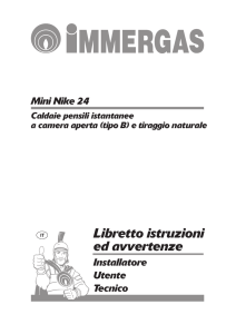 Libretto istruzioni ed avvertenze