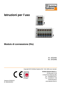 Istruzioni per l`uso