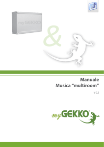 Manuale Musica “multiroom”