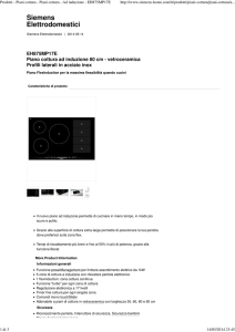 Piani cottura - Piani cottura - Ad induzione - EH875MP17E
