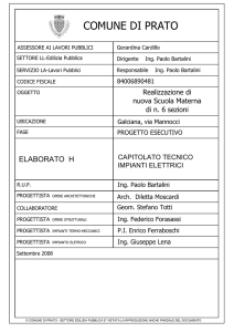 elaborato h-capitolato tecnico elettrico