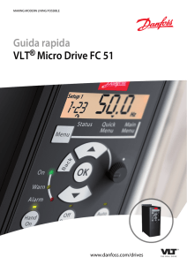 Guida rapida VLT Micro Drive FC 51