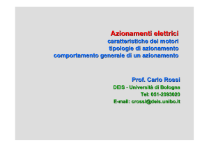 Azionamenti elettrici - LAR-DEIS