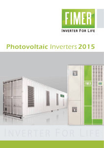Photovoltaic Inverters 2015