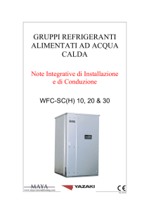 gruppi refrigeranti alimentati ad acqua calda - maya