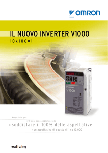 V1000 VZA Omron inverter - AI Automazione Industriale Srl
