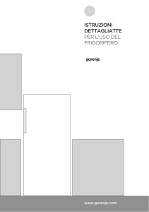 ISTRUZIONI DETTAGLIATTE PER L`USO DEL FRIGORIFERO