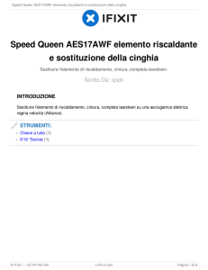Speed ​​Queen AES17AWF elemento riscaldante e sostituzione