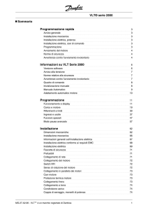 Sommario Programmazione rapida Informazioni su