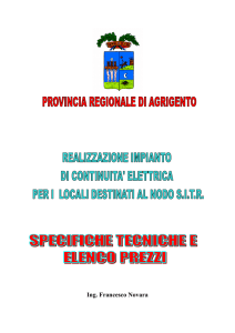 Ing. Francesco Novara - Provincia di Agrigento