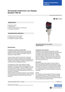 Termostato elettronico con display Modello TSD-30