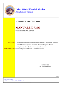 MANUALE D`USO - Università degli Studi di Messina