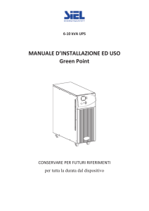 IV394 REV00 D Manuale Installazione Ed Uso Green Point T 6