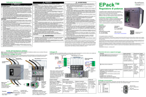 EPack 3-Phase Installation Sheet - Italian