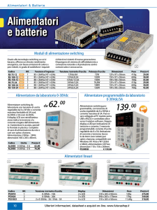 Alimentatori e batterie