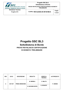 Progetto SSC BL3