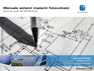 Manuale schemi impianti fotovoltaici