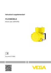 Istruzioni supplementari - PLICSMOBILE