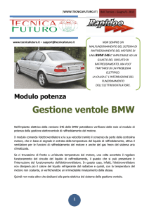 Giugno 2013 - Modulo potenza ventole BMW