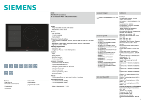 Siemens EX875LEC1E Piano cottura ad induzione Predecessore