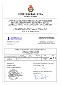 A.11 Piano di sicurezza e di coordinamento