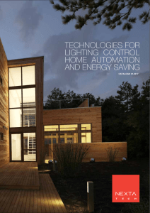technologies for lighting control home automation and energy saving