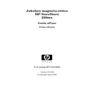 Jukebox magneto-ottico HP SureStore 220mx