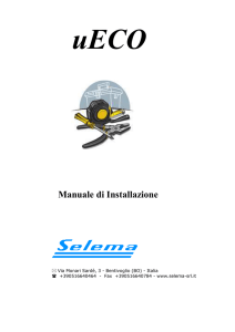 μECO manuale di installazione