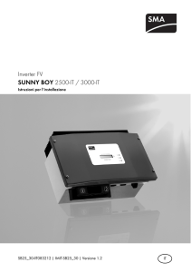 SUNNY BOY 2500-IT / 3000-IT - Istruzioni per l´installazione