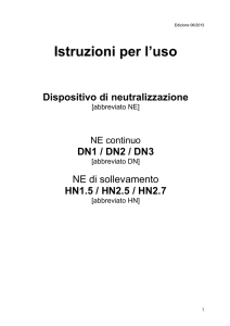 Istruzioni per l`uso Dispositivo di neutralizzazione