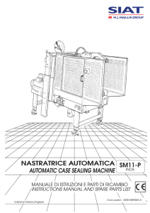 nastratrice automatica automatic case sealing machine sm11-p