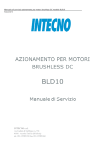 azionamento per motori brushless dc