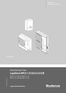 Istruzioni per l`uso Logatherm WPLS 7,5/10/11/12 E/B