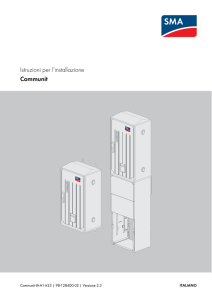 Istruzioni per l`installazione - Communit