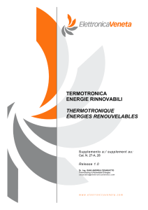 termotronica energie rinnovabili thermotronique énergies
