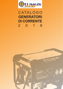 catalogo generatori di corrente 2016