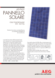 pannello solare - AEG Industrial Solar