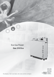 Gas 210 Eco - La-certificazione
