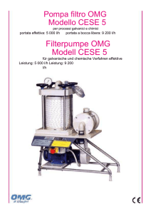 Filterpumpe OMG Modell CESE 5