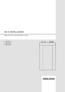 WPF 10-13-16 M Istruzioni per l`uso e l`installazione