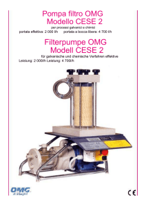 Filterpumpe OMG Modell CESE 2