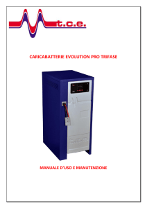 CARICABATTERIE EVOLUTION PRO TRIFASE